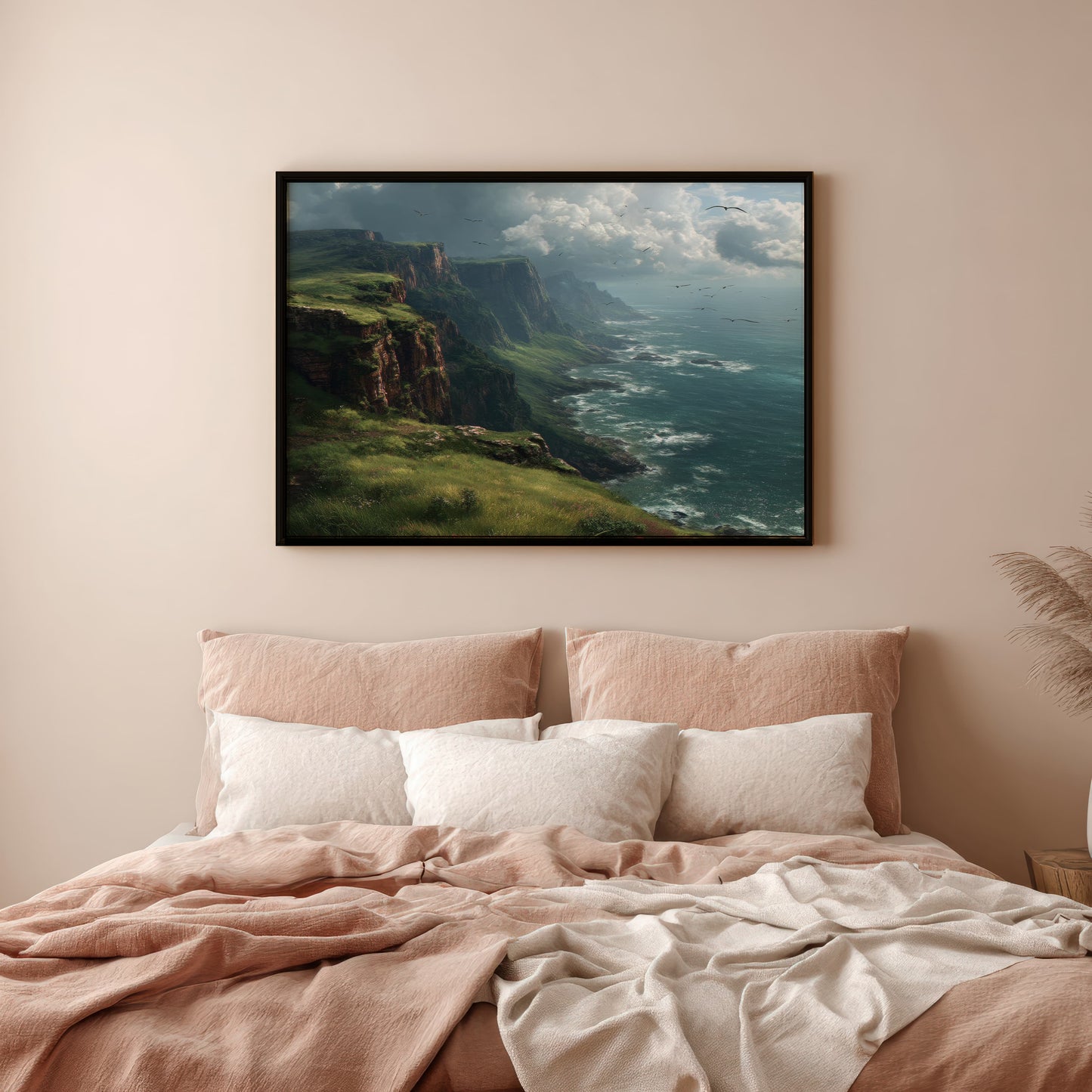De Wilde Kust – Ingelijst Canvas