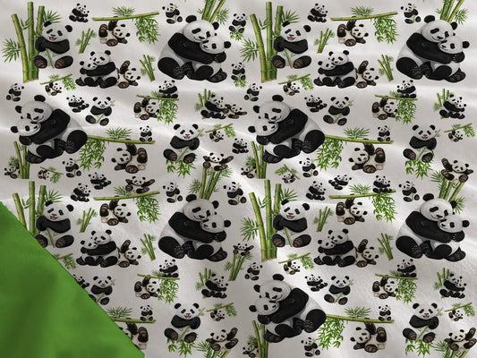Duvet Cover Set Pandas & Bamboo – 100% Cotton