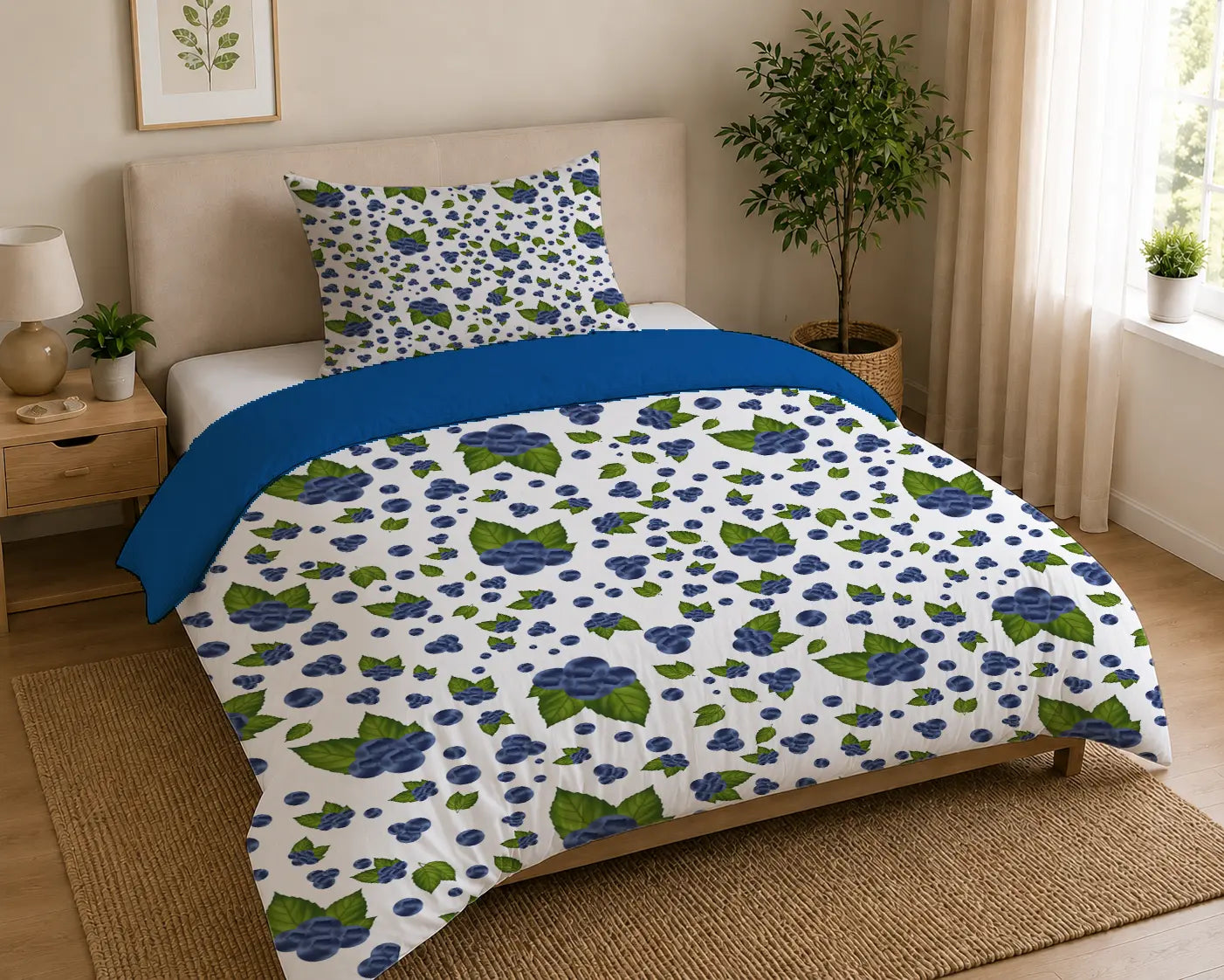 Beddengoed Bosbessen – Katoen OEKO-TEX®