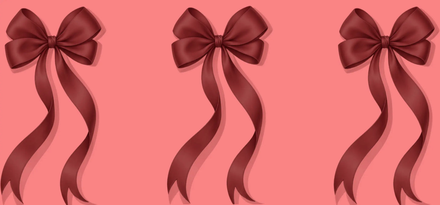 Ceramic Mug Pink Bows – Pink Handle 325ml