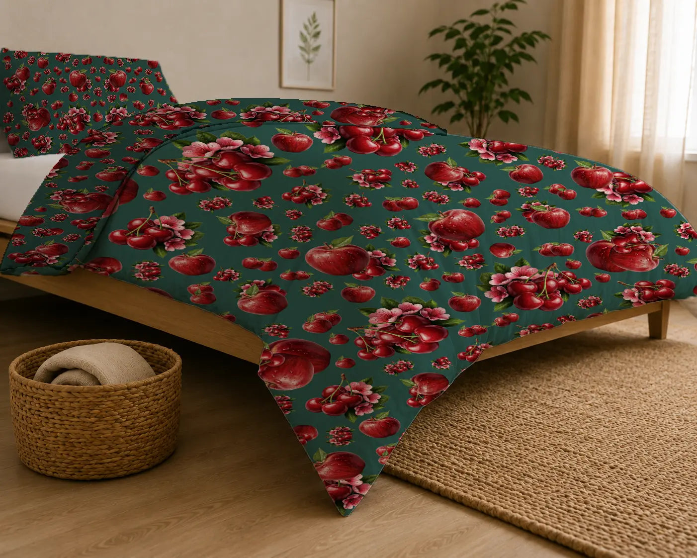 Beddengoed Appels & Kersen – Katoen OEKO-TEX®