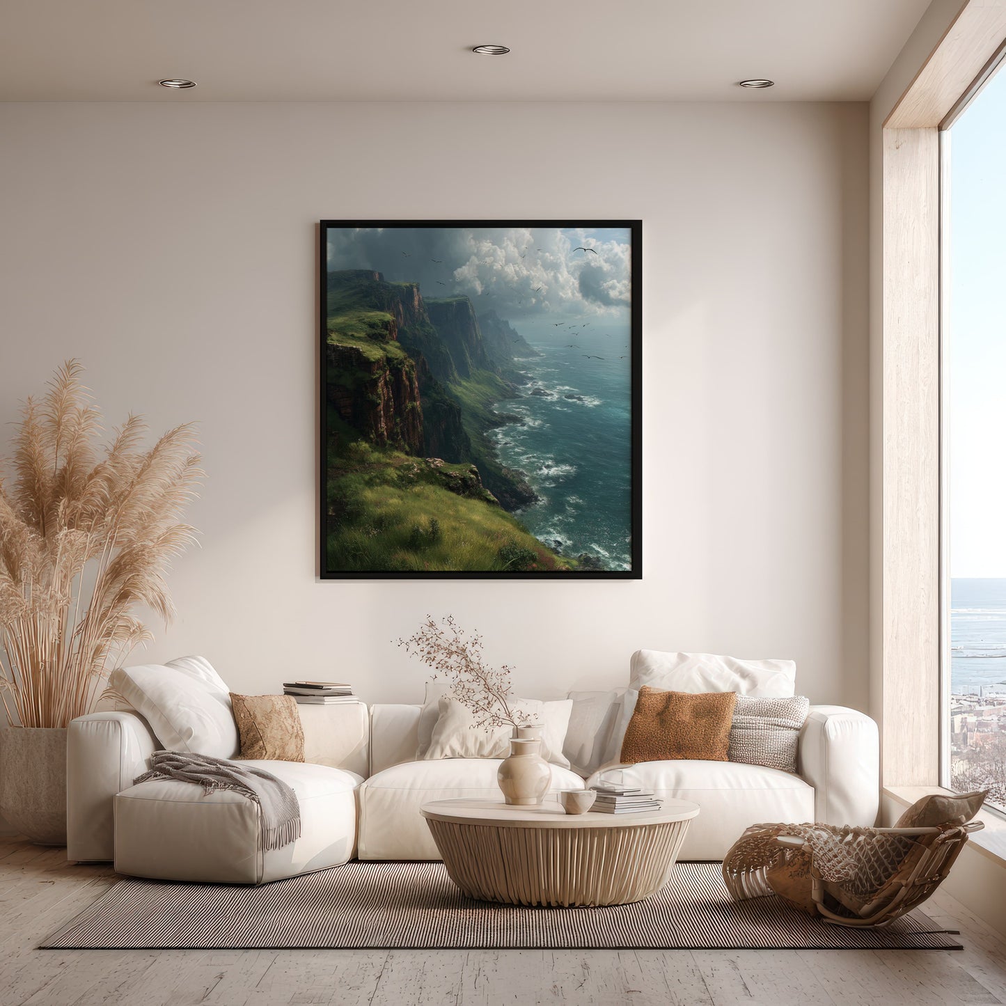 De Wilde Kust – Ingelijst Canvas