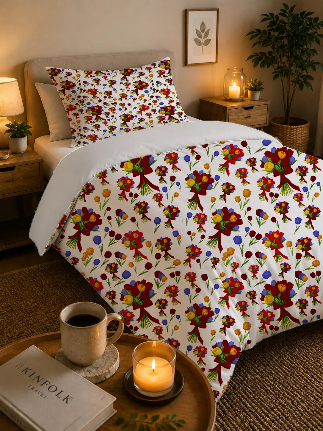 Beddengoed Tulpenboeketten – Katoen OEKO-TEX®