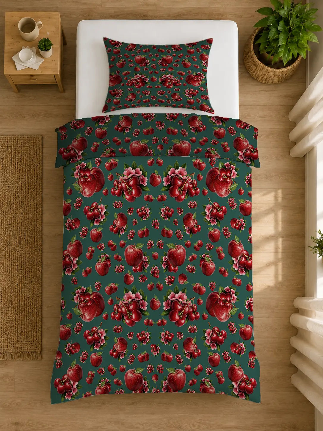Beddengoed Appels & Kersen – Katoen OEKO-TEX®