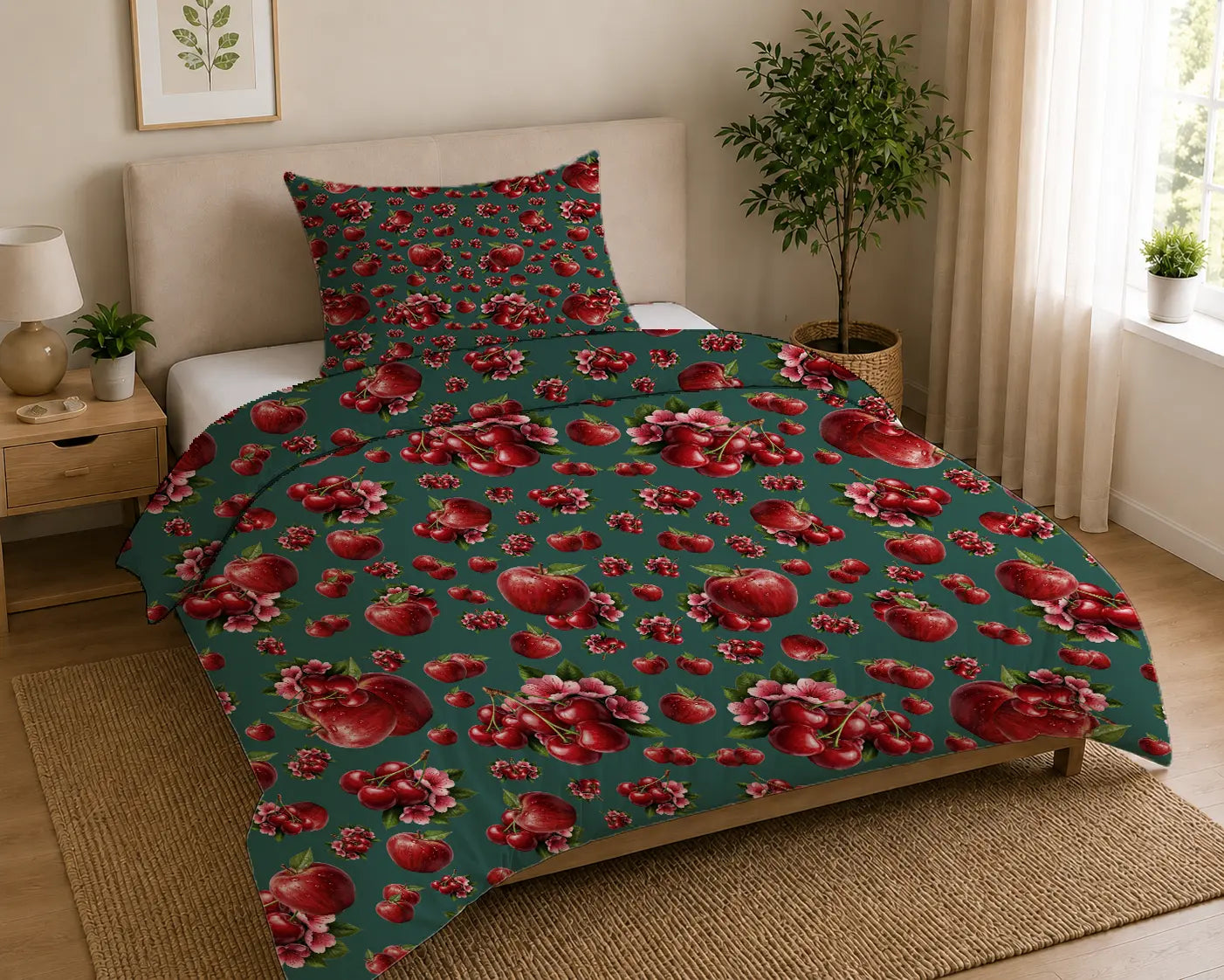 Beddengoed Appels & Kersen – Katoen OEKO-TEX®