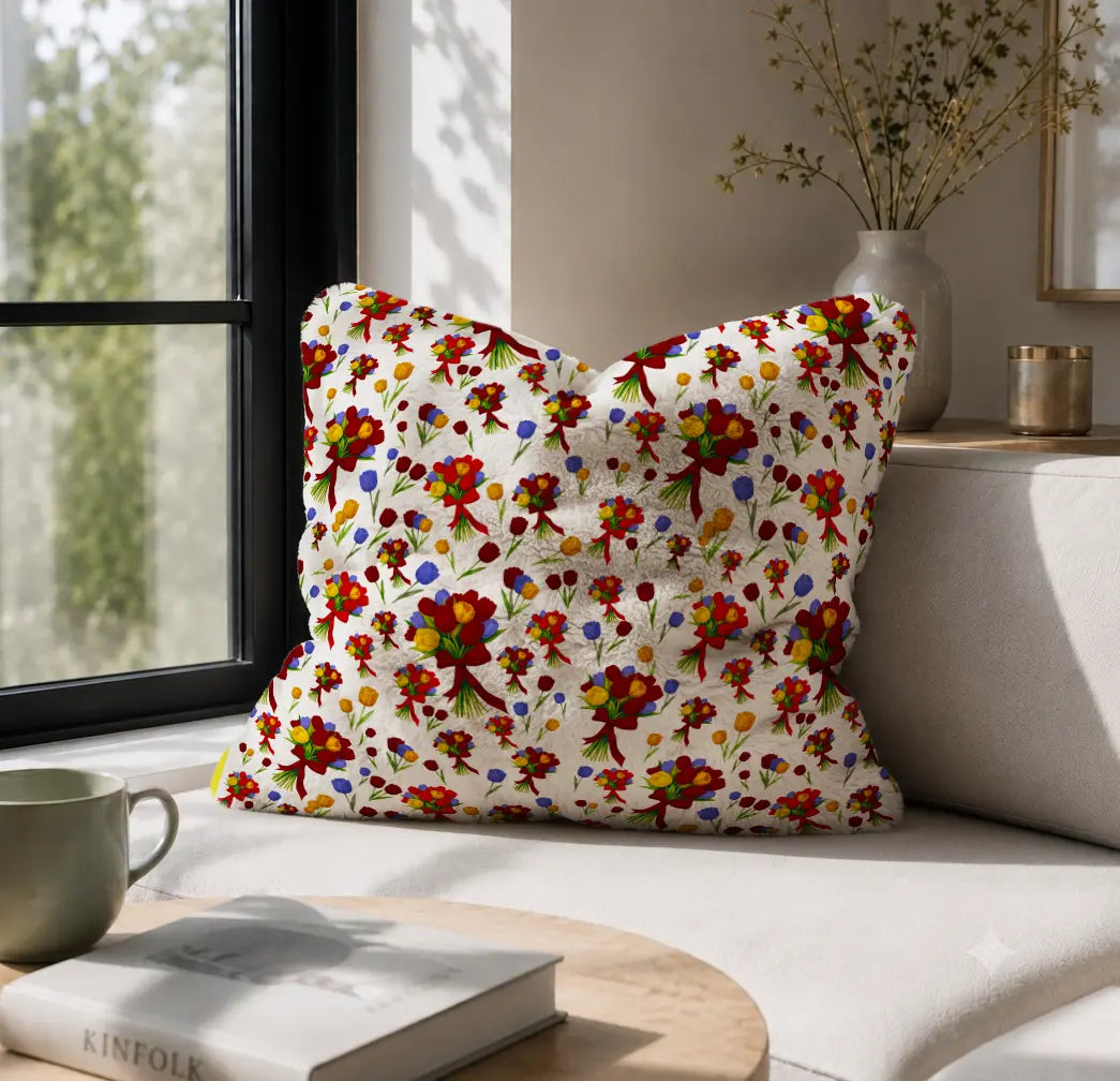 Decoratief Kussen Tulpenboeketten