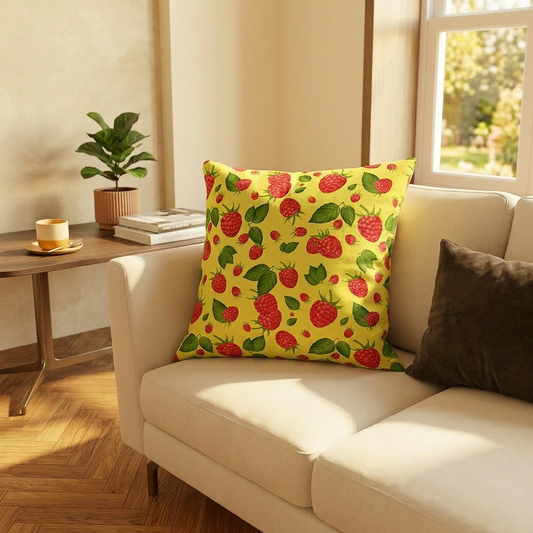 Decoratief kussen "Raspberry Bloom"