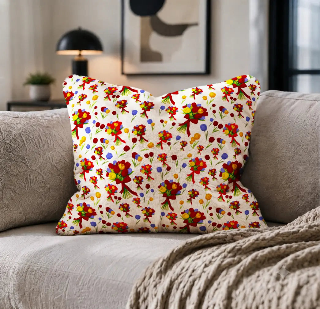 Decoratief Kussen Tulpenboeketten